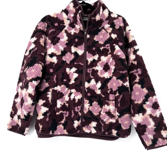 Sonoma Jackets & Blazers - Sonoma Brown Multi Color Sherpa Jacket Size XXL NWOT